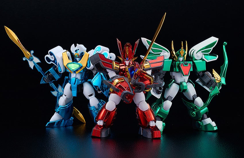 MODEROID 光の三魔動王セット メタリックカラーVer.｜グッドスマイル