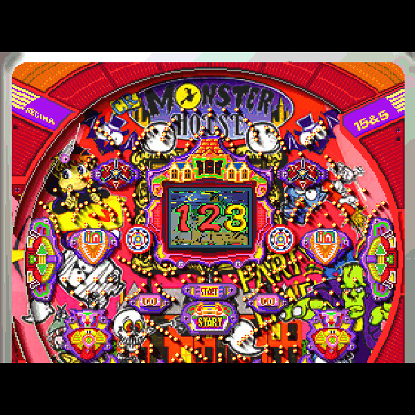 ジャンク 竹谷 パチンコ実機 CRモンスターハウス レトロパチンコ台