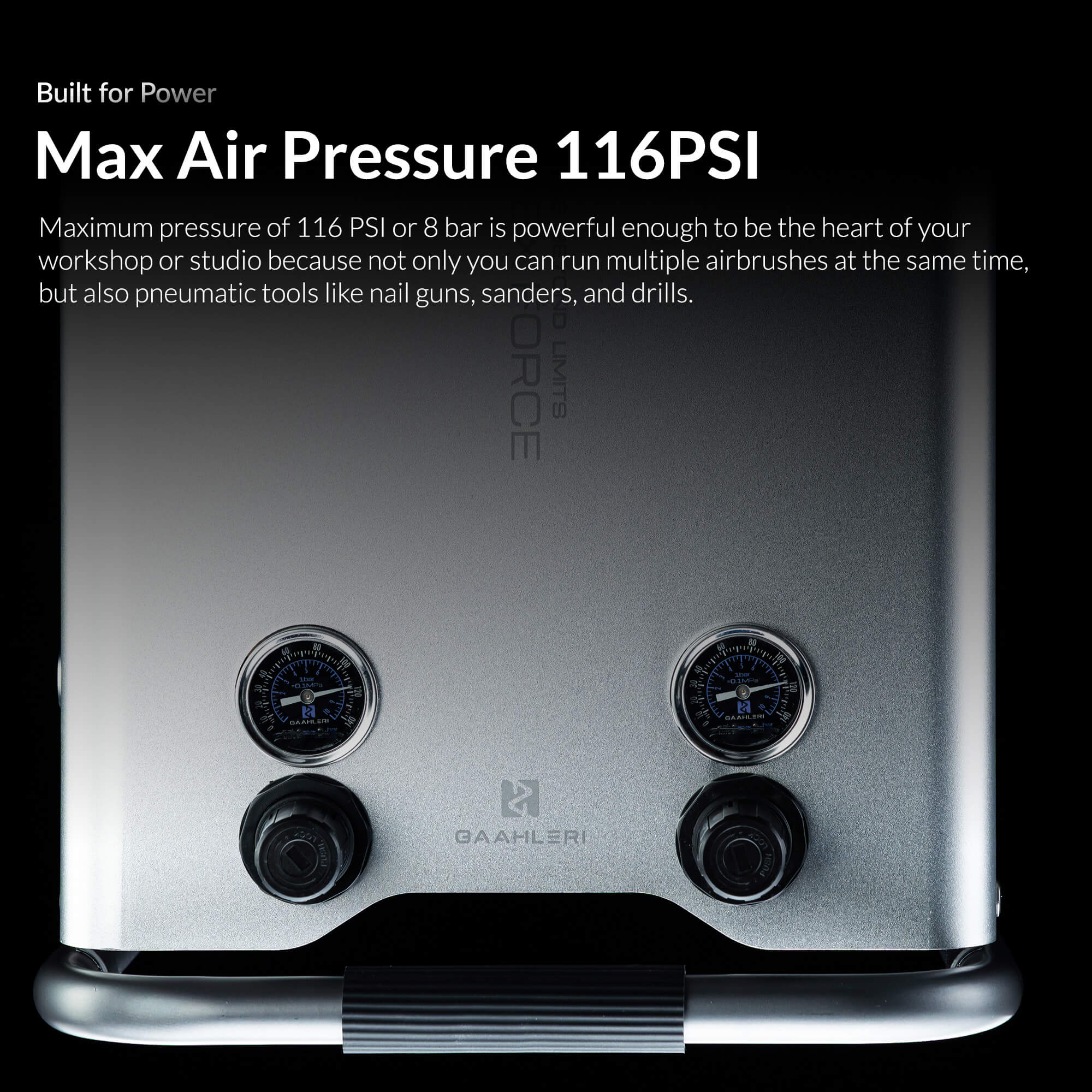 Gaahleri Apex Force Series GTX-778 Ultra-Silent Air Compressor