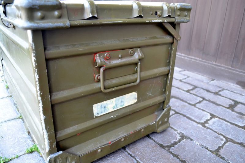 ヴィンテージ ZARGES アルミコンテナ ドイツ製 オリジナル 軍 実物