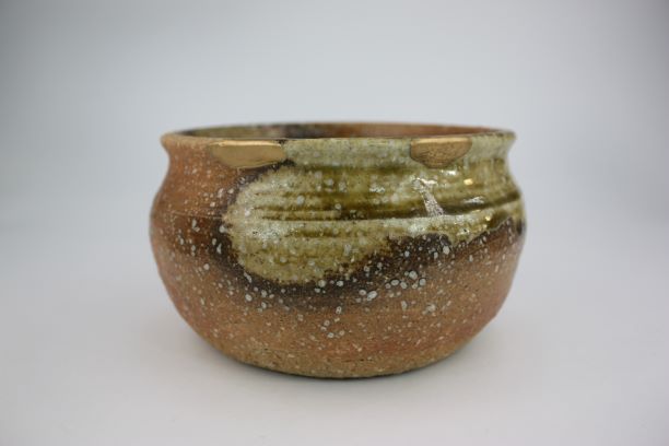 茶道具・古道具・信楽焼・建水・信楽建水・金次あり 茶道具・古道具