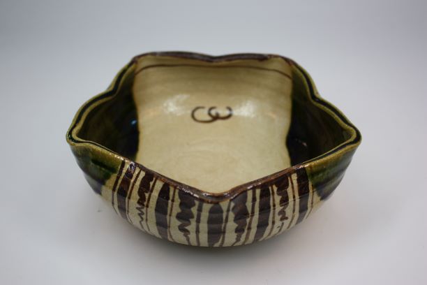 茶道具・菓子器・織部焼・織部菓子器 茶道具・古道具・古美術・韓国