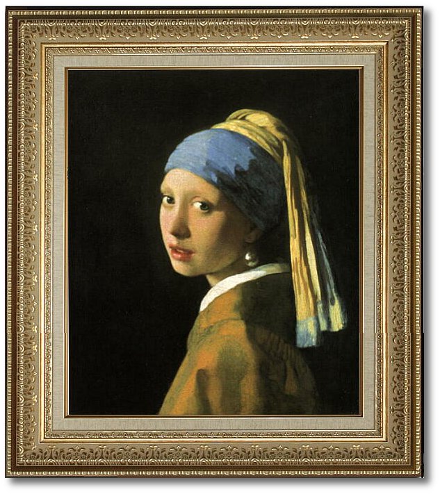 真珠の耳飾りの少女 フェルメール 複製画 ギフト絵画