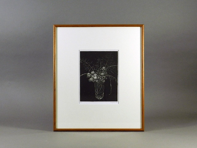 東京都 練馬区で「丹阿弥丹波子」の銅板画を買取らせて頂きました