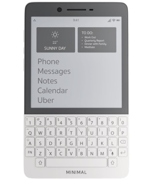 物理QWERTYキーボードとE-Ink電子ペーパーを搭載した変態スマホ