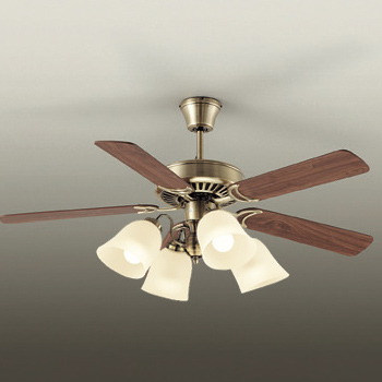 シーリングファンライト｜6畳・ブラウン羽根・リモコン｜照明の