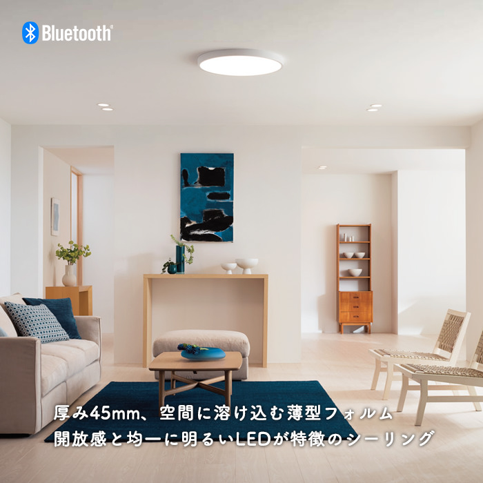 シーリングライト 6畳・Φ500 LED 子供 寝室 調光調色・Bluetooth