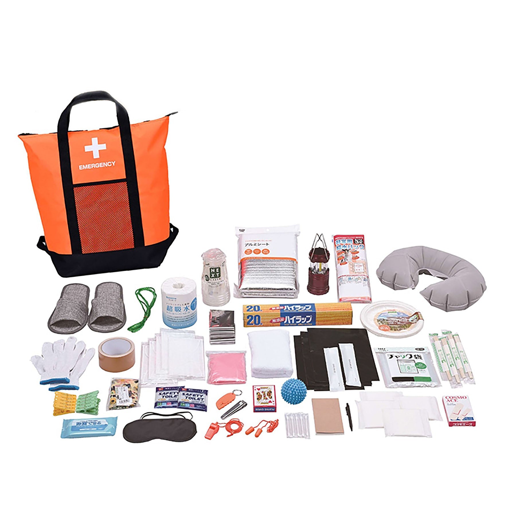 ACTY 防災リュック＆トートバッグ 37点セット 避難グッズ 非常用