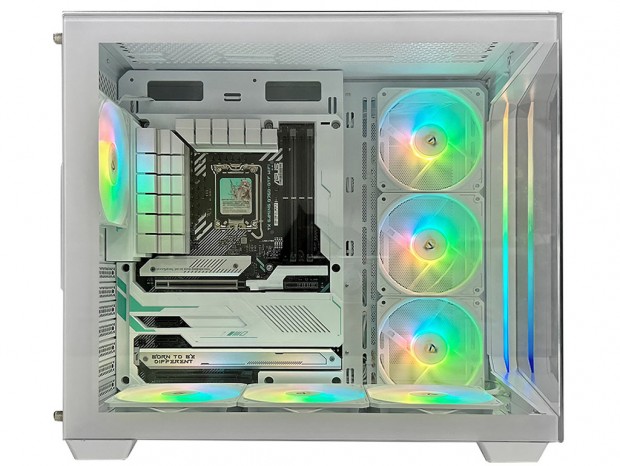 M/B背面コネクタに対応するピラーレスミドルタワー、Antec