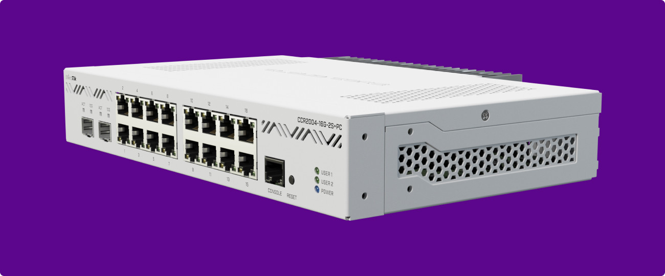MikroTik CCR2004-16G-2S+ | Getic