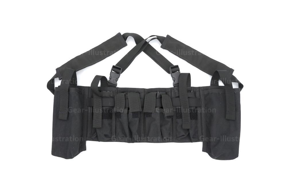 AWS Strike Vest / Chest Rig, Black, 2021 – Gear Illustration