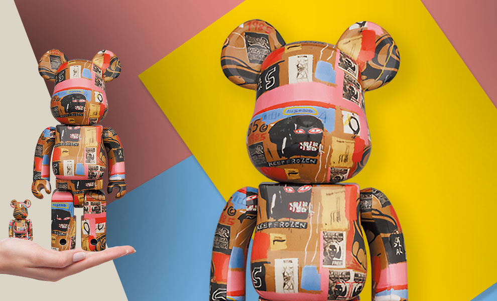 Medicom BE@RBRICK Andy Warhol x Jean Michel Basquiat #2 Bearbrick