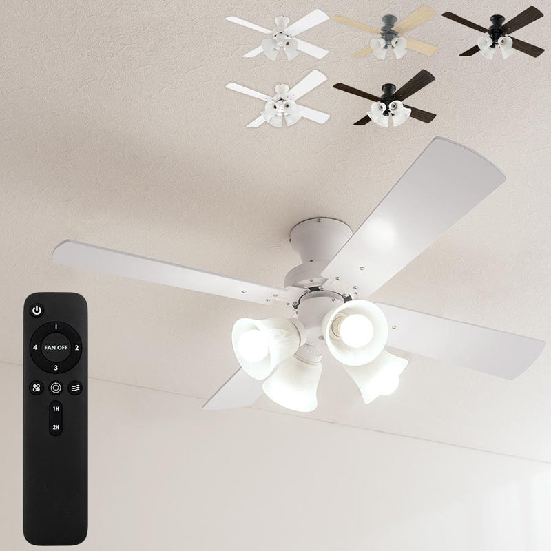 シーリングファン 4灯 6灯 10畳 照明 ライト シーリングライト