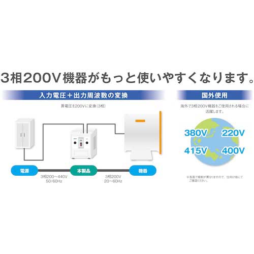 Suiden（スイデン）入力FreeインバーターSIC-MV2203-N