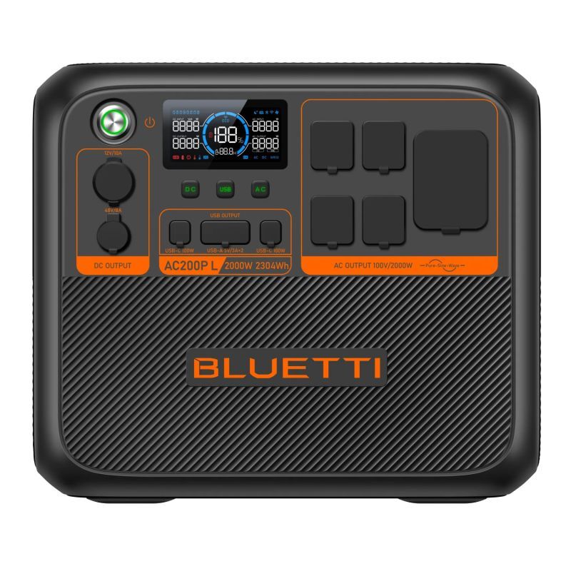 BLUETTI AC200PL ポータブル電源 大容量 2304Wh/2000W 大出力 リン酸鉄