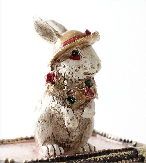 小物入れ おしゃれ ボックス ケース うさぎ ラビット 雑貨 かわいい