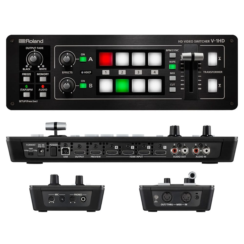 Roland(ローランド) V-1HD HDビデオスイッチャー(V-1HD): モニター