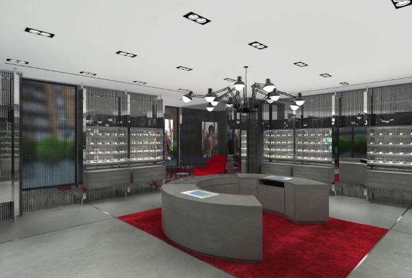 alainmikli アランミクリ ブランド ロゴ ディスプレイ アランミクリ