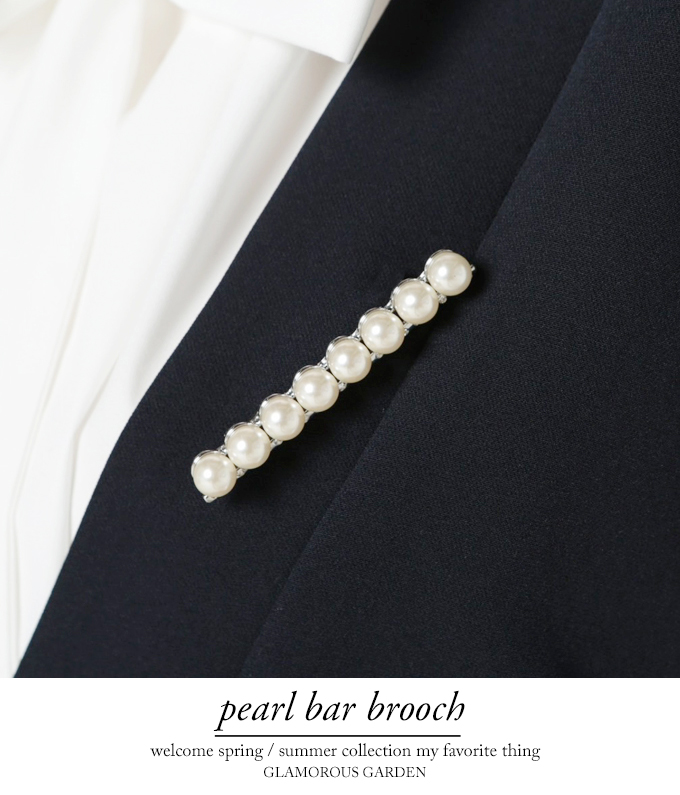 パールバーブローチ【ネコポスOK】【7g-920-09955】