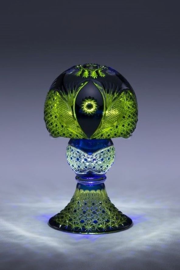 5個セット□黒木国昭□霧島連山・新燃岳火山灰使用グラス□ガラス工芸