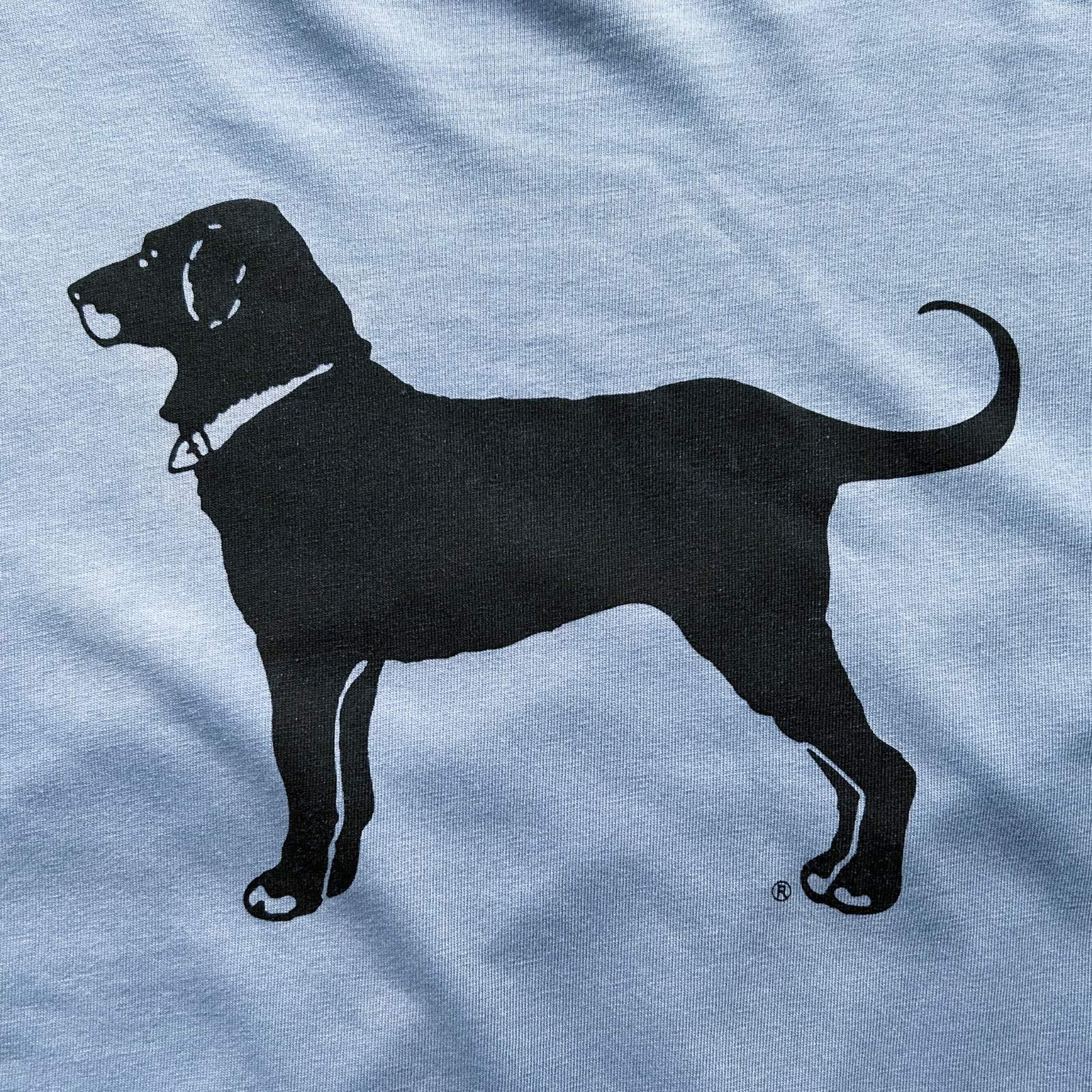 古着–90's～00's The Black Dog アニマル 両面プリント Tシャツ