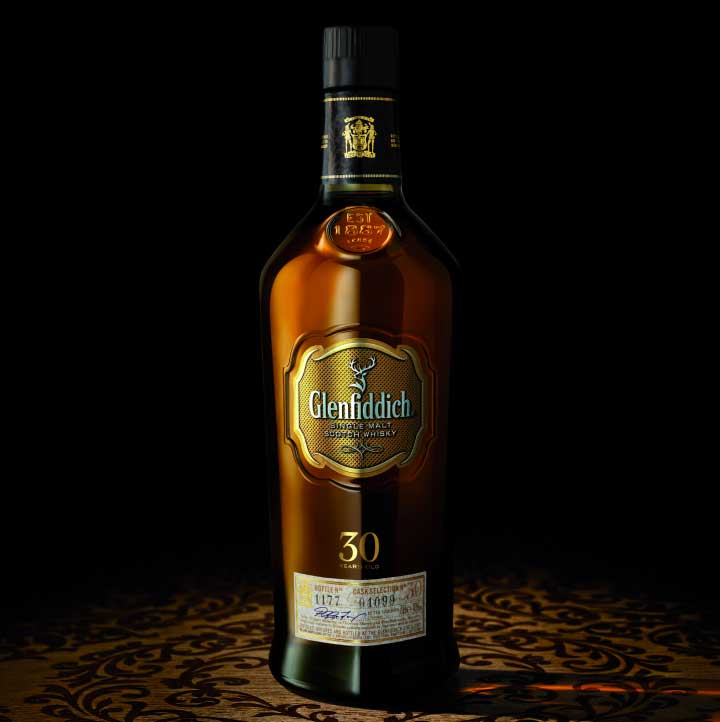 Glenfiddich 30 Year Old Single Malt Whisky - Award Winning
