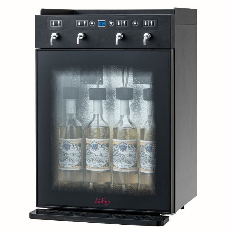 ファンヴィーノ ワイン Sakeサーバー4本用(SC-4B) ブラック/ワインも