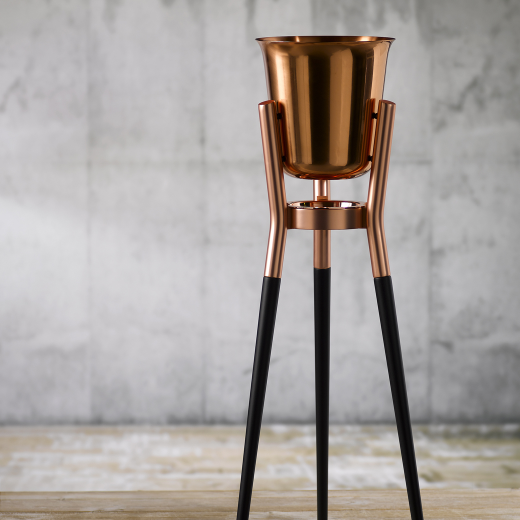 ROCKET ワイン シャンパンクーラー＆スタンド コッパー/高級ワイン