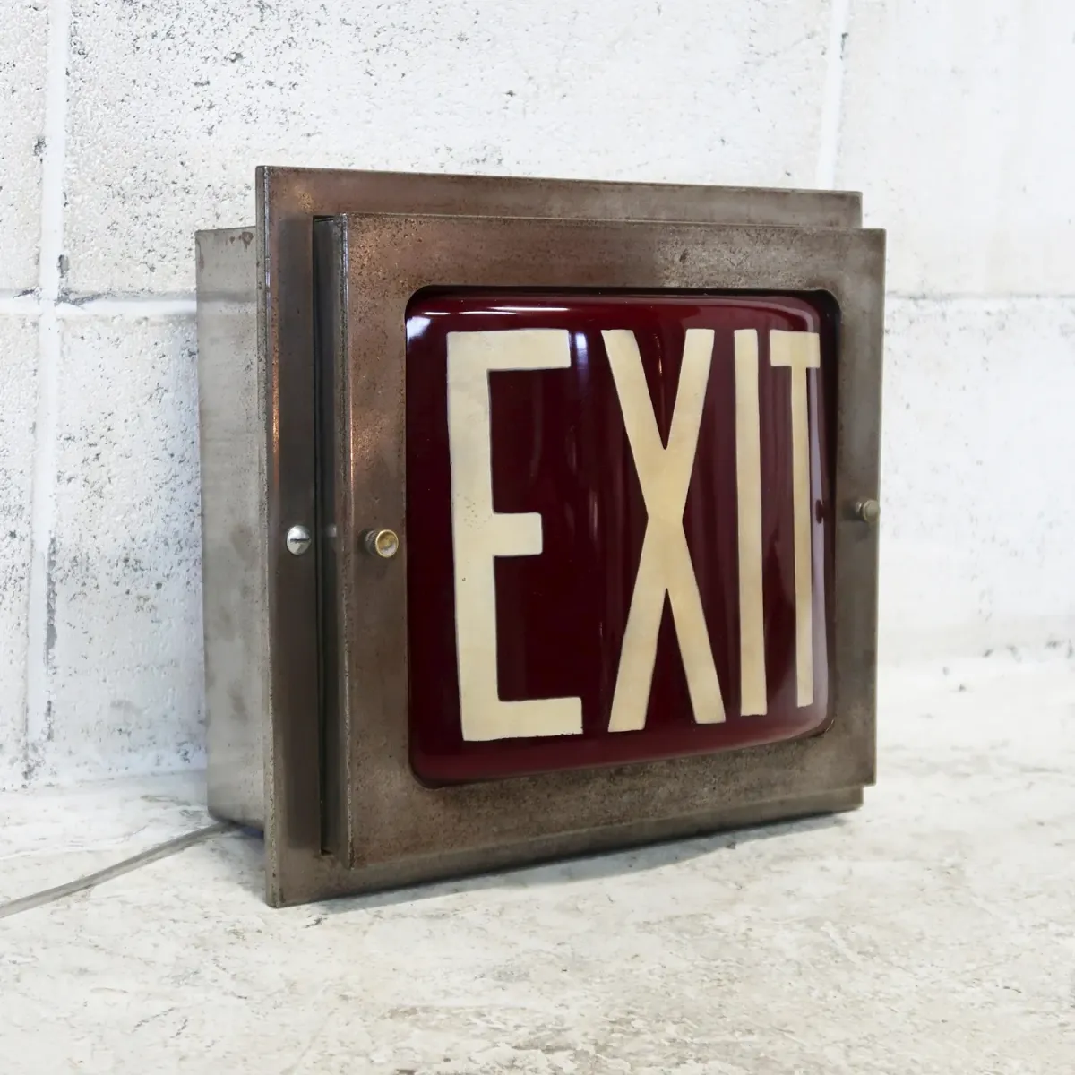 ビンテージ EXITランプ ｜ glow ANTIQUES