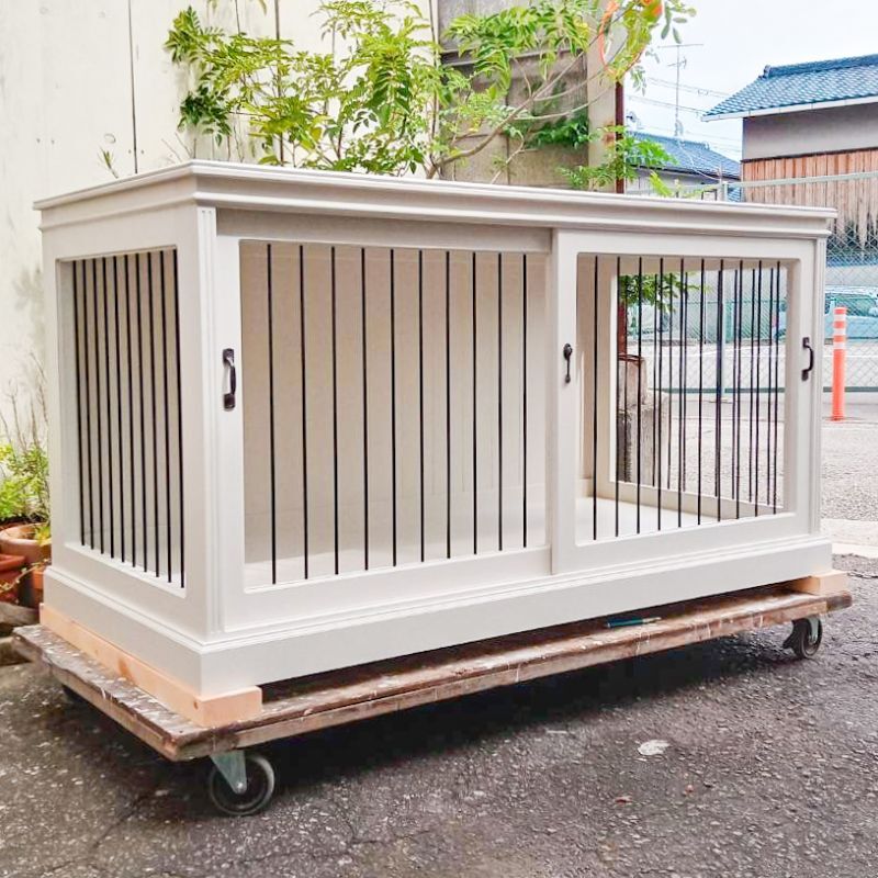 おしゃれなドッグケージ、オーダーメイド室内用ドッグハウスB@大阪東京