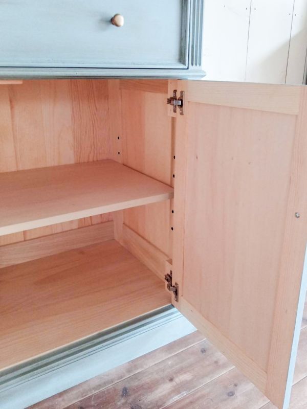 フランスアンティーク調カップボード（食器棚）のオーダーメイドW900