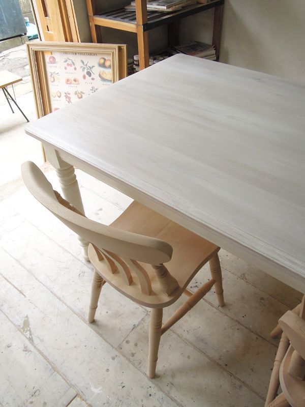 シャビーホワイトダイニングテーブル2400@大阪東京