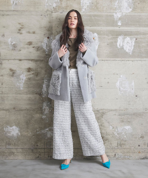 BLANCHA】ムートンコート / GRACE CONTINENTAL | GRACE CONTINENTAL
