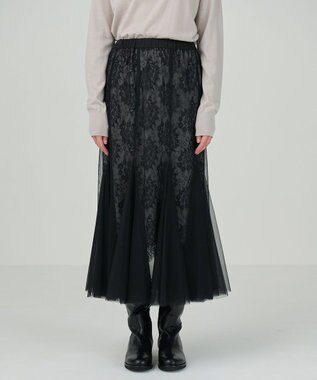 レースレイヤードチュールスカート / GRACE CONTINENTAL | GRACE