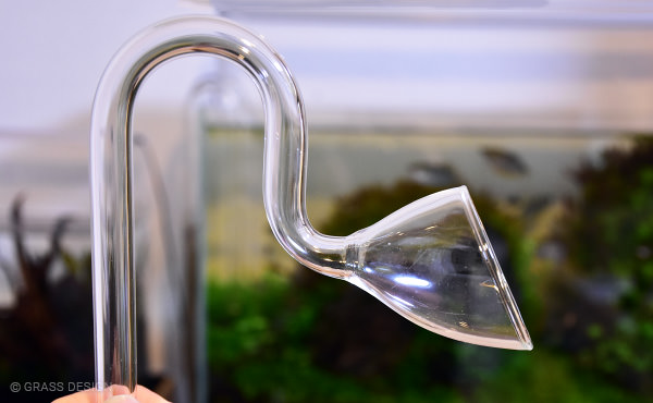 ADA LILY PIPEミニ 外部フィルター用ガラスパイプ 中古美品 ADA LILY