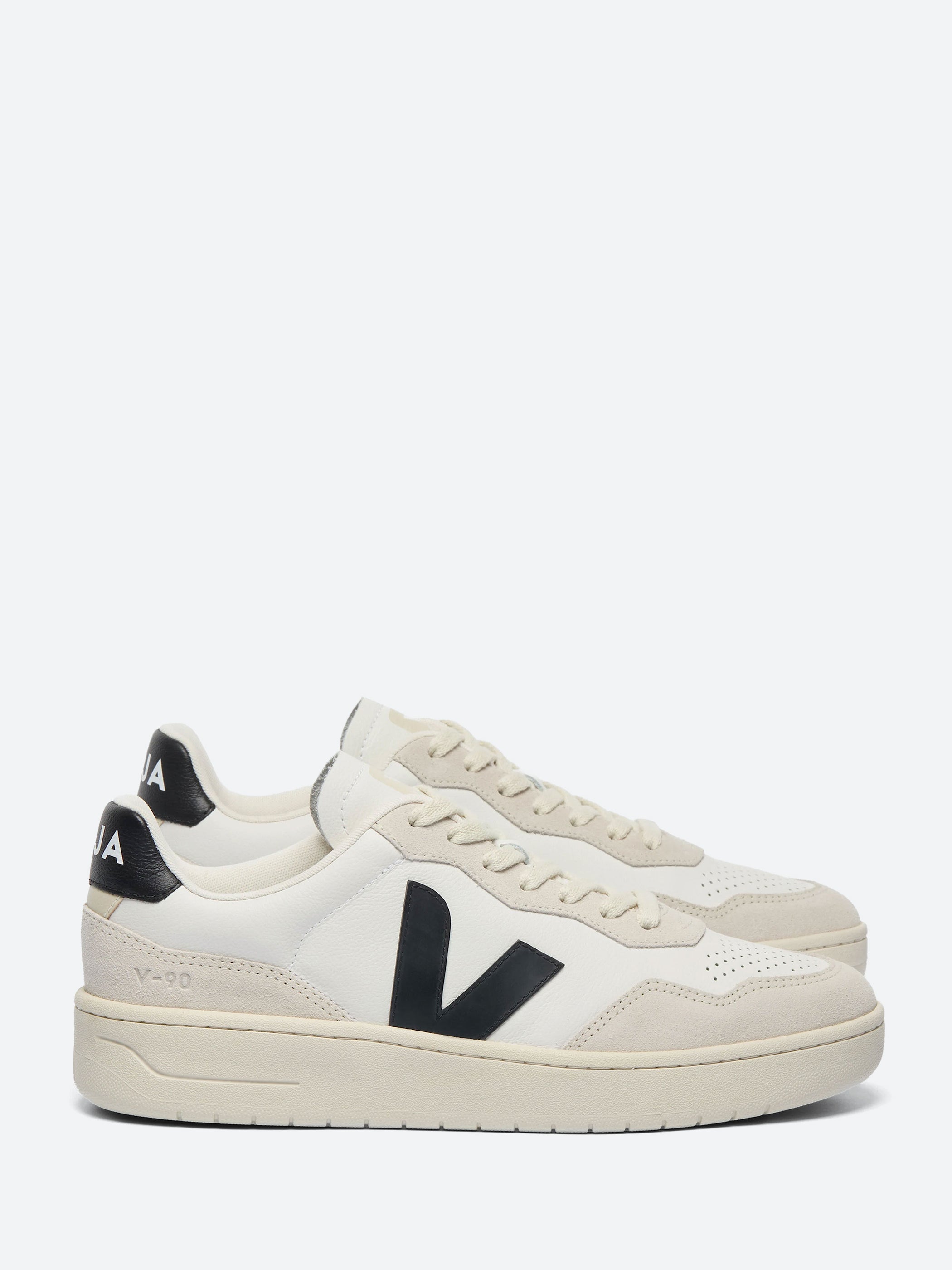 Veja - V-90 Leather in White and Umber – gravitypope