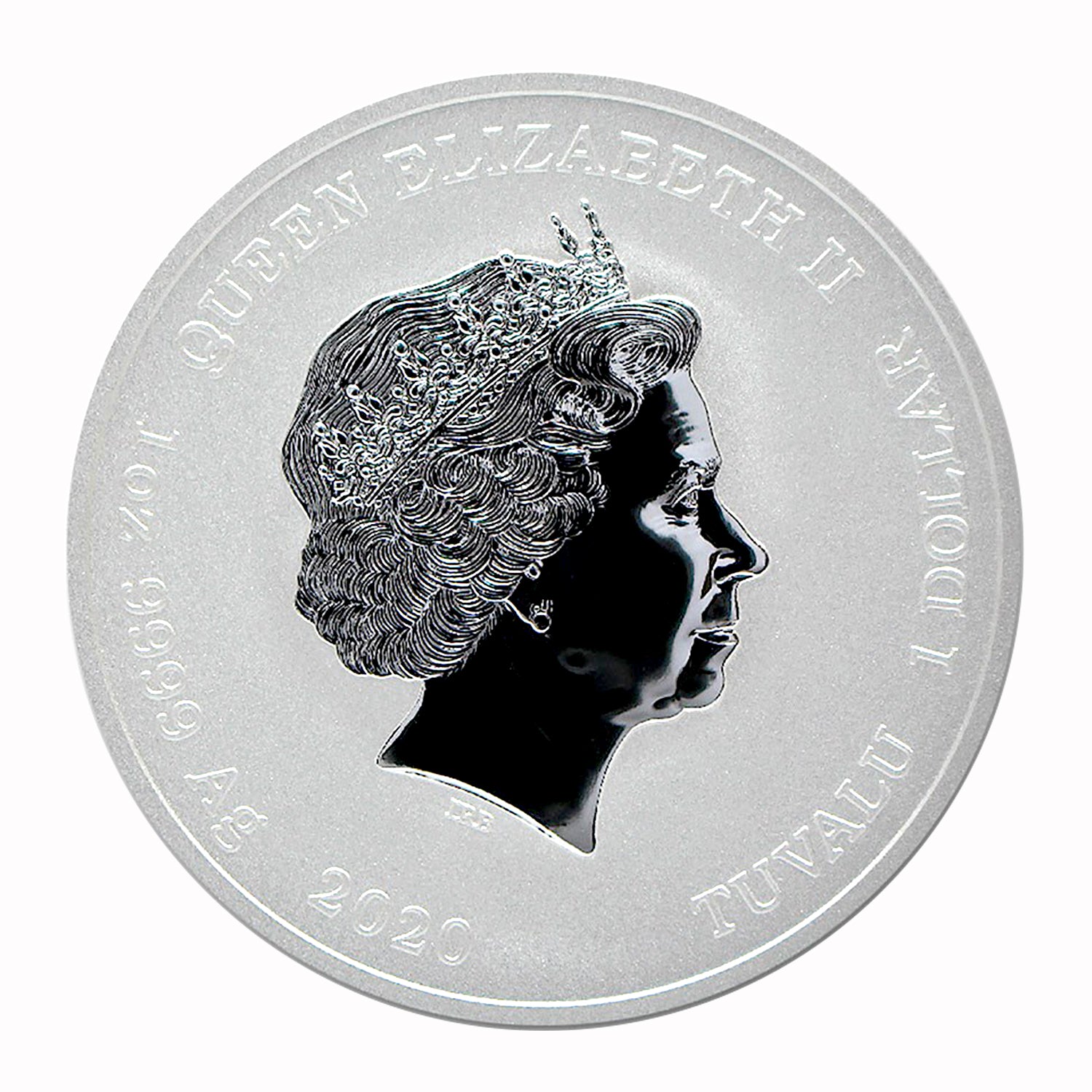 2020 Tuvalu $1 - 1 oz .9999 Silver Marvel Series Venom BU