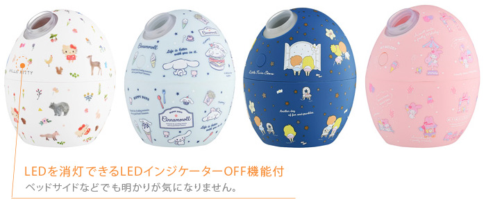 2018年 サンリオ マイメロディUSB加湿器 たまご形 卓上 静音 超音波式