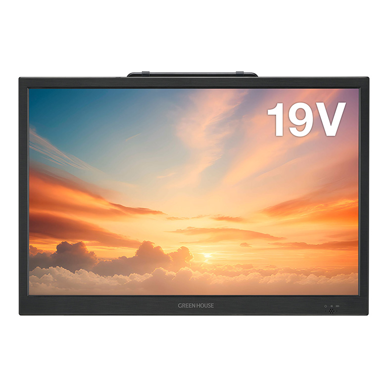 19V型 バッテリー内蔵 ポータブルTV TV-191-BK TEES ティーズ 19V型