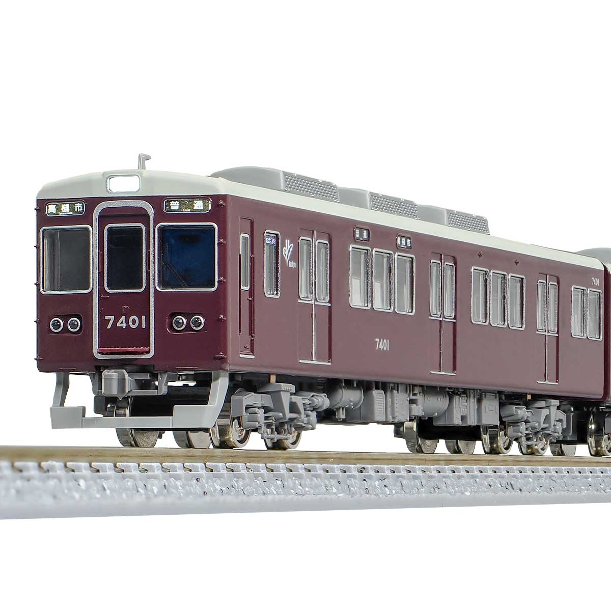 Nゲージ阪急京都線7300系 7303f8両セット プロ仕様品 Nゲージ阪急