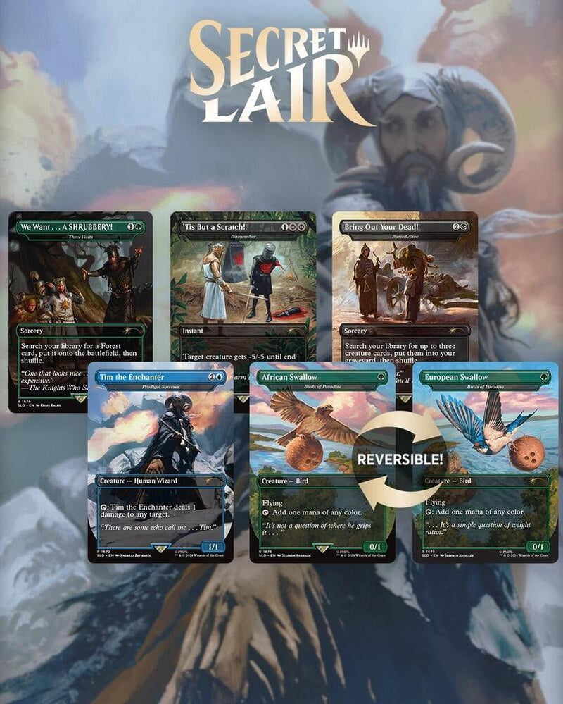 寿*司様 Secret Lair x Monty Python foil edi Secret Lair x Monty