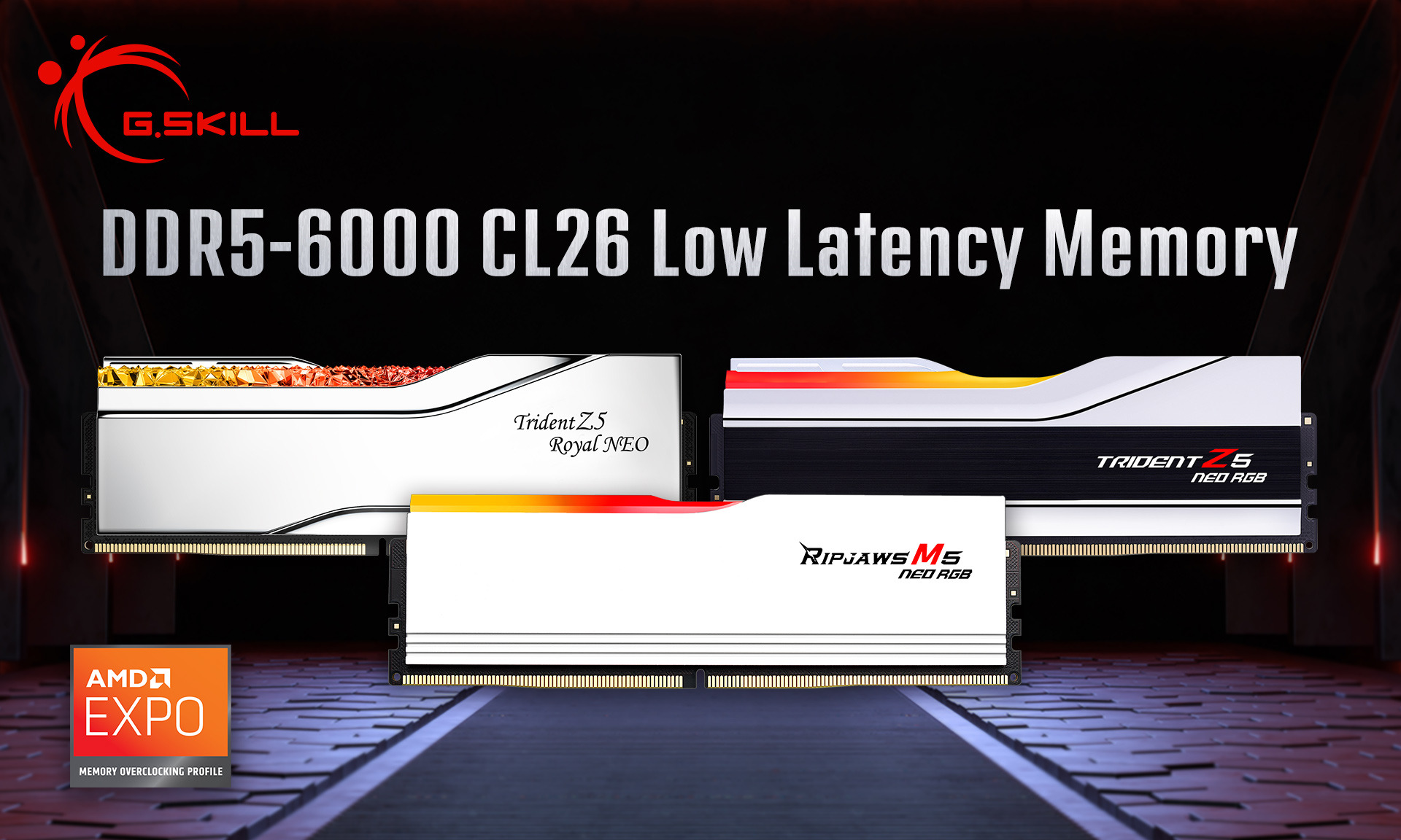 G.SKILL Releases Low Latency DDR5-6000 CL26 & CL28 Memory Kits - G