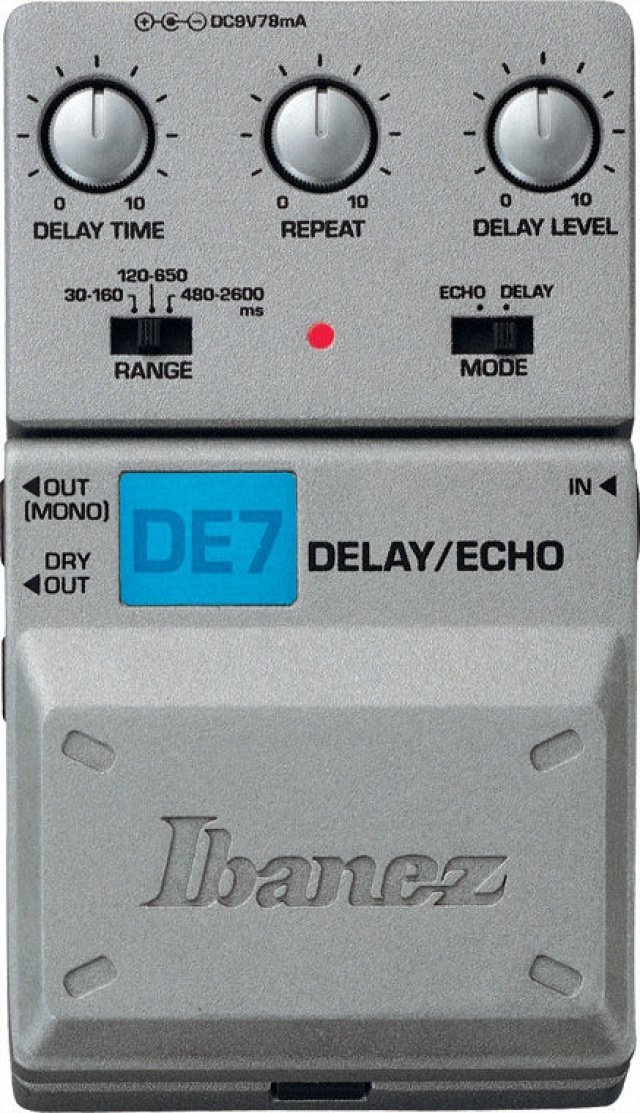 Ibanez DE7 Tone Lok Delay/Echo Pedal Settings - Guitar Chalk