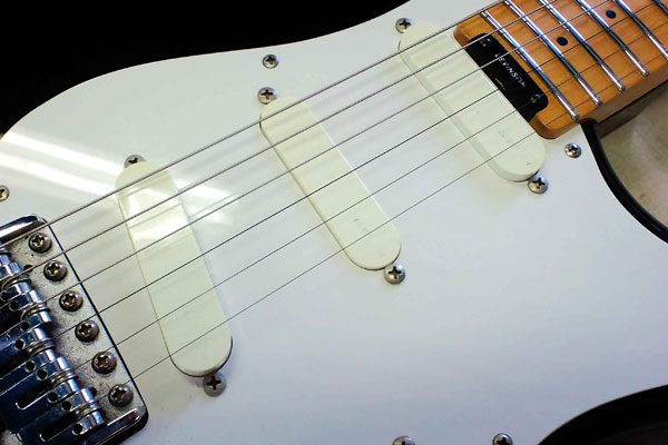 AXL guitars AZ820 6弦周りヘッド割れ修理 アルニコP90 AXL guitars