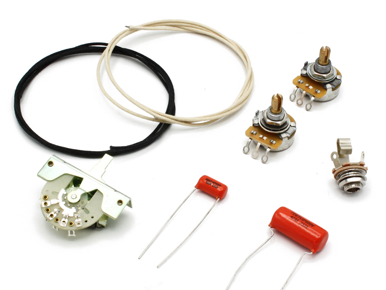 テレキャスター 配線済コントロールアッセンブリー インチ規格 通販