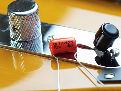 コンポーネントギター／サンバースト／ノイズレス処理＆オレンジ