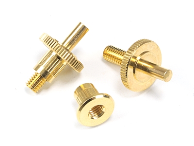 ギブソンナッシュビルブリッジ用スタッド＆アンカー ゴールド 2個