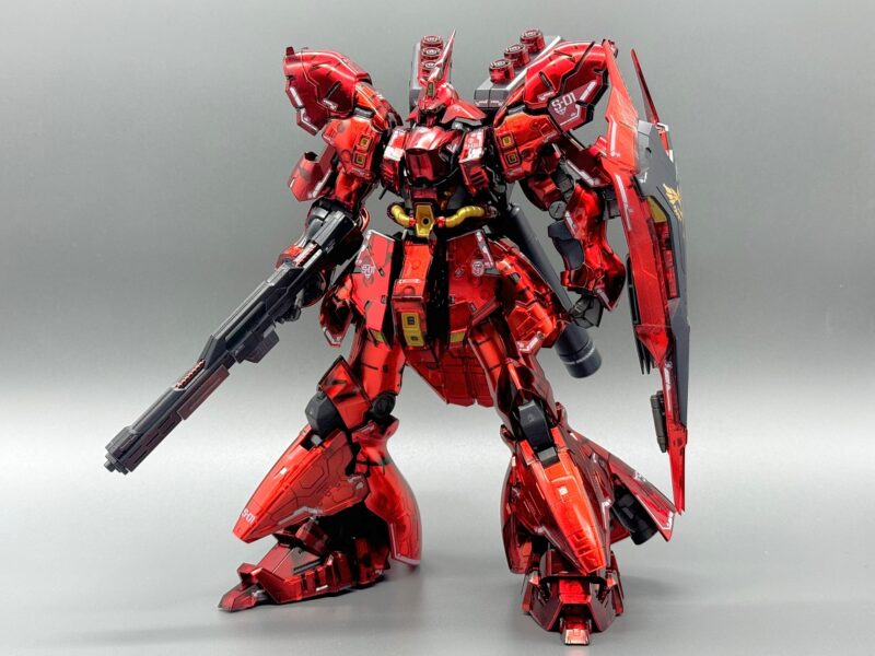 新品】RG 1/144 ガンダムベース限定 サザビー [メカニカルコアメッキ