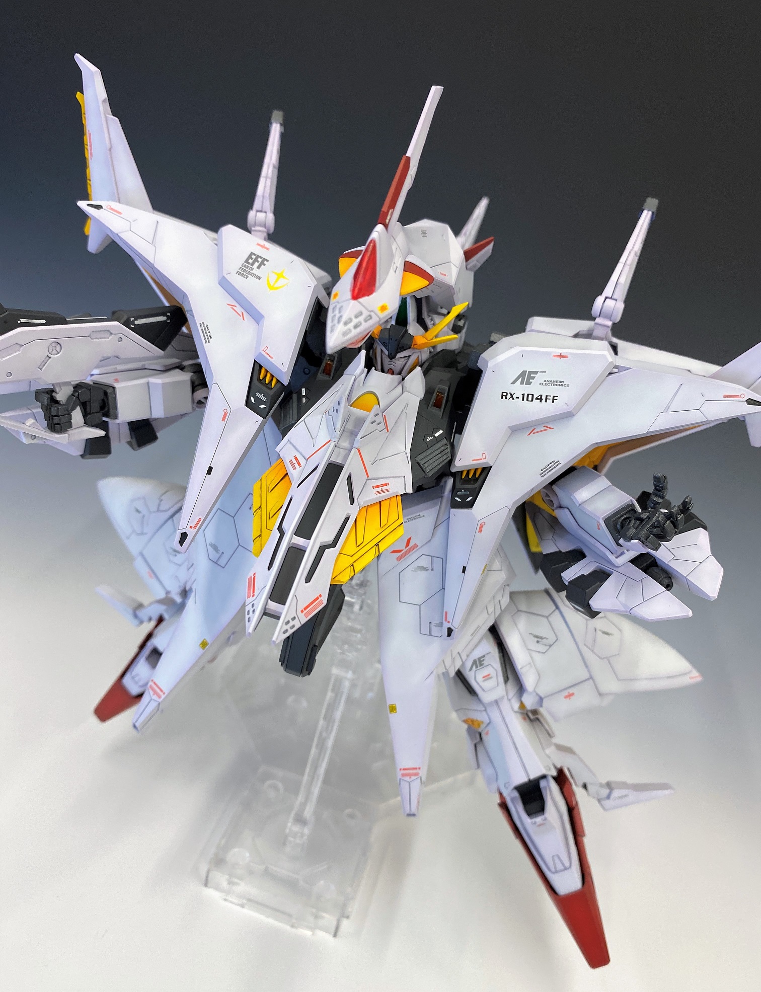 HG クスィー（Ξ）ガンダム ペーネロペー 塗装み完成品2体セット HG