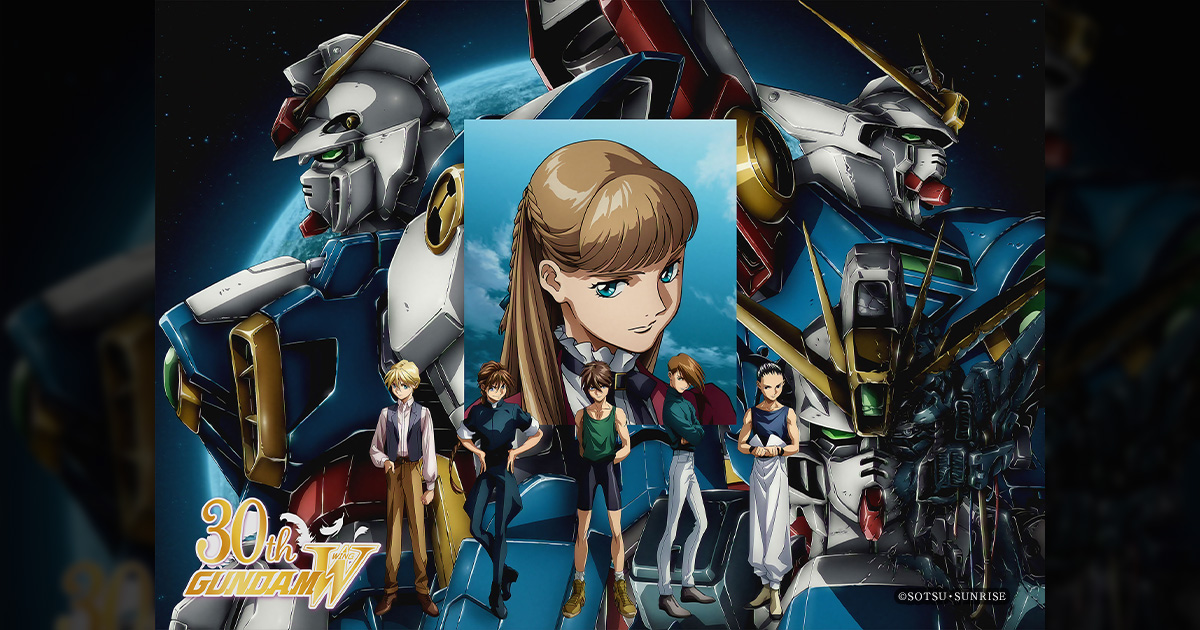 ガンダムW 劇場版再上映記念 特典1弾 描き下ろしキャラクターミニ色紙